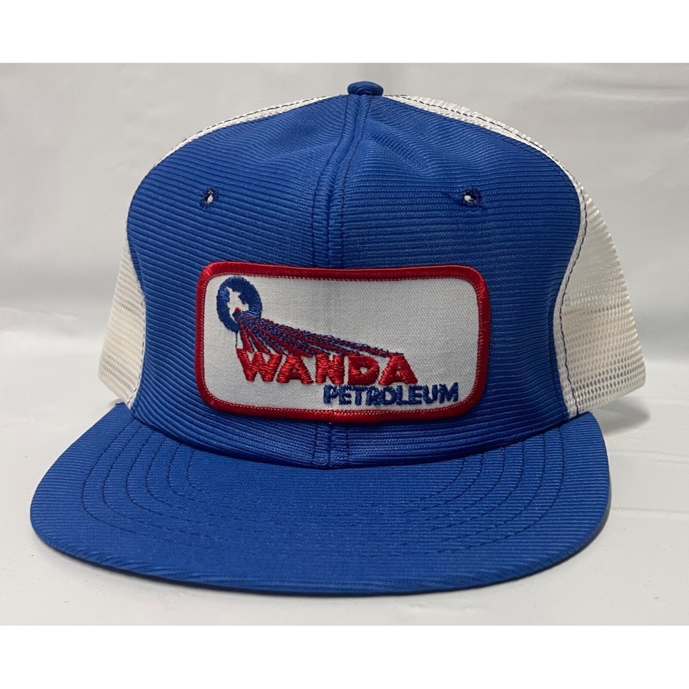 WANDA‎ PETROLEUM PATCH TRUCKER HAT MESH VINTAGE